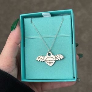 Rare Tiffany and Co Angel Heart Necklace (limited edition)